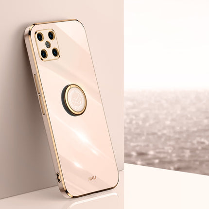 XINLI Straight Edge 6D Electroplate TPU Phone Case with Ring Holder, For Huawei nova 8 5G, For Huawei nova 8 Pro 5G, For Huawei nova 8 SE