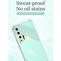 XINLI Straight Edge 6D Electroplate TPU Phone Case with Ring Holder, For Honor 20 Pro, For Honor 20 Lite, For Honor 30