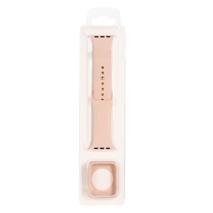 Silicone Replacement Strap Watchband + Watch Protective Case Set, For Apple Watch Series 3 & 2 & 1 42mm