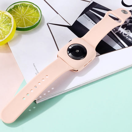 Silicone Replacement Strap Watchband + Watch Protective Case Set, For Apple Watch Series 3 & 2 & 1 42mm