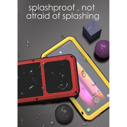 LOVE MEI Metal Shockproof Waterproof Dustproof Protective Case with Glass, For LG V60 ThinQ 5G
