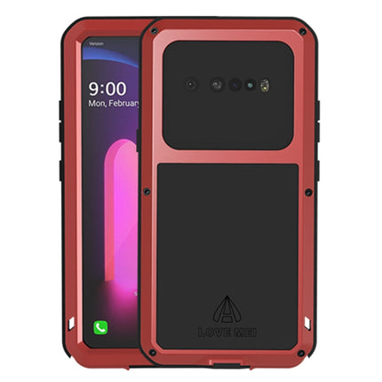 LOVE MEI Metal Shockproof Waterproof Dustproof Protective Case with Glass, For LG V60 ThinQ 5G