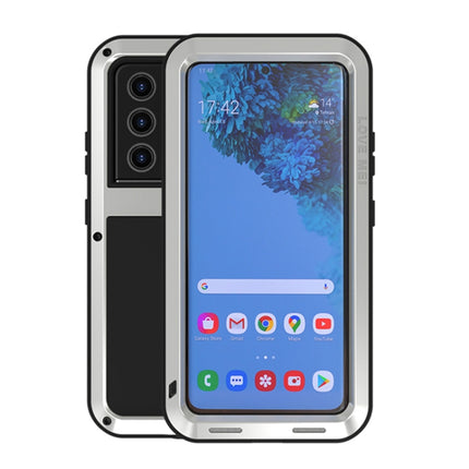 LOVE MEI Metal Shockproof Waterproof Dustproof Protective Case without Glass, For Samsung Galaxy S21 Ultra 5G
