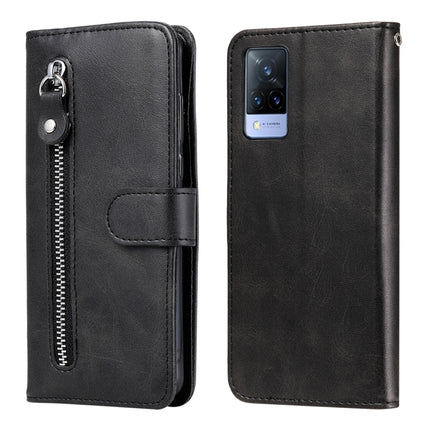 Fashion Calf Texture Zipper Horizontal Flip Leather Case with Stand & Card Slots & Wallet Function, For vivo V21 5G / 4G, For vivo V21e 4G / Y73 2021, For Samsung Galaxy A03s