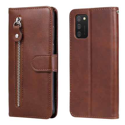 Fashion Calf Texture Zipper Horizontal Flip Leather Case with Stand & Card Slots & Wallet Function, For vivo V21 5G / 4G, For vivo V21e 4G / Y73 2021, For Samsung Galaxy A03s