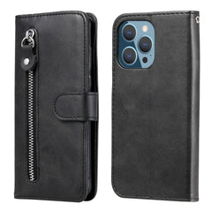 Fashion Calf Texture Zipper Horizontal Flip Leather Case with Stand & Card Slots & Wallet Function, For iPhone 13 mini, For iPhone 13, For iPhone 13 Pro, For iPhone 13 Pro Max