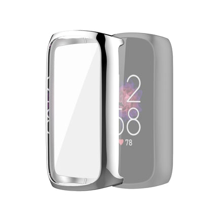Full Coverage TPU Electroplating Protective Case Cover, For Fitbit Luxe
