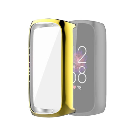 Full Coverage TPU Electroplating Protective Case Cover, For Fitbit Luxe