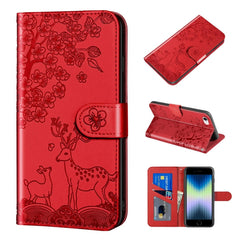 Sika Deer Embossing Pattern Horizontal Flip PU Leather Case with Holder & Card Slot & Wallet & Photo Frame, For iPhone 6 / 6s, For iPhone 6 Plus / 6s Plus, For iPhone SE 2022 / SE 2020 / 8 / 7, For iPhone 8 Plus / 7 Plus, For iPhone 11, For iPhone 11 Pro