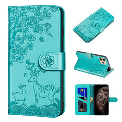 Sika Deer Embossing Pattern Horizontal Flip PU Leather Case with Holder & Card Slot & Wallet & Photo Frame, For iPhone 11 Pro Max, For iPhone 12 / 12 Pro, For iPhone 12 mini, For iPhone 12 Pro Max, For iPhone 13, For iPhone 13 mini