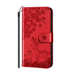 Funda de piel sintética con tapa horizontal con diseño de ciervo sika en relieve, con soporte, ranura para tarjetas, billetera y marco para fotos, para iPhone 13 Pro, para iPhone 13 Pro Max, para iPhone X/XS, para iPhone XR, para iPhone XS Max