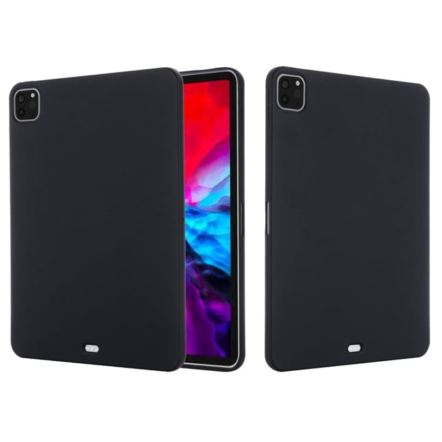 Funda de silicona líquida a prueba de golpes de color puro con cobertura total para iPad Pro 11 (2021)