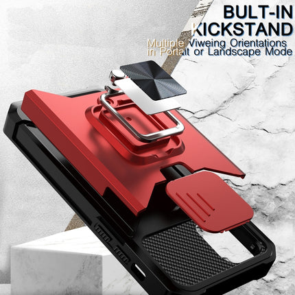 Schiebekamera-Abdeckungsdesign, stoßfeste PC + TPU-Hülle mit Ringhalter und Kartensteckplatz, für iPhone 12 Pro Max, für iPhone 13 Pro Max, für iPhone 11, für iPhone XS Max