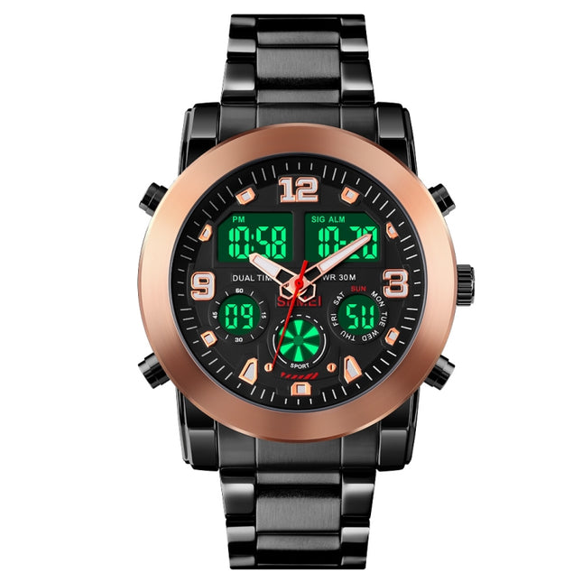 SKMEI 1642 Three-time Display Luminous Electronic Watch, Support Alarm Clock