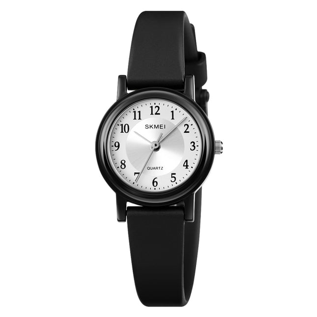 SKMEI 1659 Thin PU Leather Strap Small Dial Quartz Watch for Ladies
