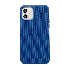 Herringbone Texture Silicone Protective Case, For iPhone 11, For iPhone 12