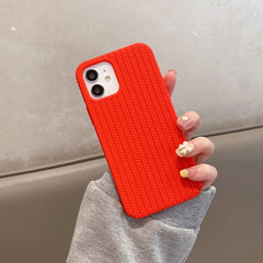 Herringbone Texture Silicone Protective Case, For iPhone 11, For iPhone 12