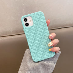 Herringbone Texture Silicone Protective Case, For iPhone 11, For iPhone 12