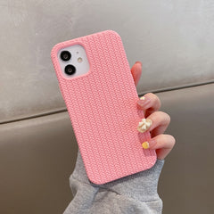 Herringbone Texture Silicone Protective Case, For iPhone 11, For iPhone 12