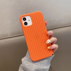 Herringbone Texture Silicone Protective Case, For iPhone 11, For iPhone 12