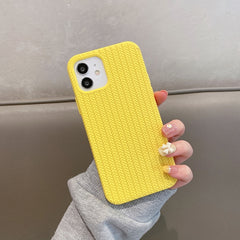 Herringbone Texture Silicone Protective Case, For iPhone 11, For iPhone 12