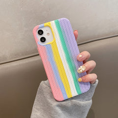 Herringbone Texture Silicone Protective Case, For iPhone 11, For iPhone 12