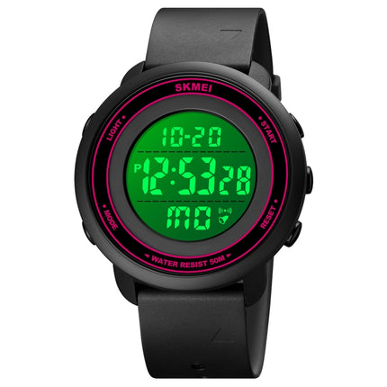 SKMEI 1736 Triplicate Round Dial Timing LED Digital Display Luminous Electronic Watch
