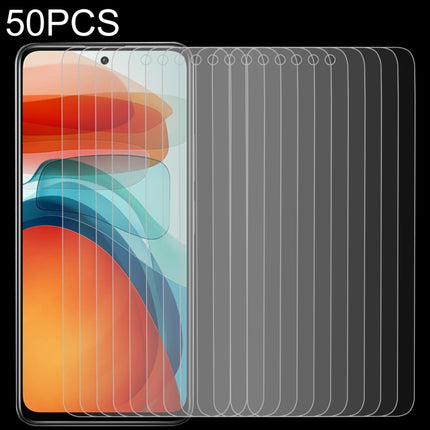 50 PCS 0.26mm 9H 2.5D Tempered Glass Film, For Samsung Galaxy M21 2021/M21s/M21 (50 PCS), For Xiaomi Poco X3 GT (50 PCS), For Xiaomi Poco F3 GT (50 PCS), For Xiaomi Redmi Note 10T 5G (50 PCS)