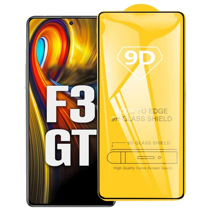 9D Full Glue Full Screen Tempered Glass Film, For Xiaomi Poco X3 GT / Poco X3 Pro (1 PC), For Xiaomi Poco F3 GT (1 PC)