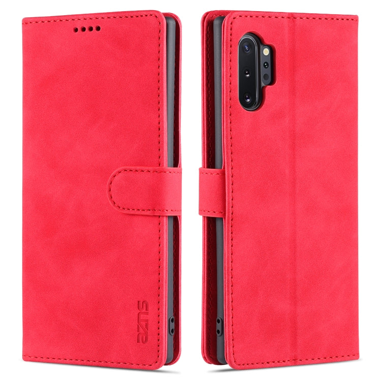 AZNS Skin Feel Calf Texture Horizontal Flip Leather Case with Card Slots & Holder & Wallet, For Samsung Galaxy M62 / F62, For Samsung Galaxy Note10+, For Samsung Galaxy Note20, For Samsung Galaxy Note20 Ultra