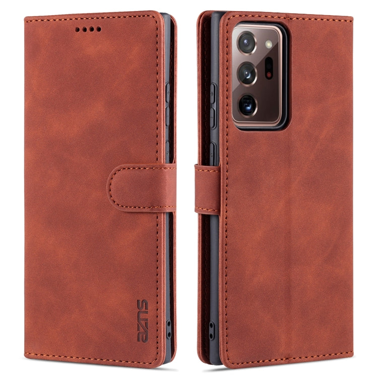 AZNS Skin Feel Calf Texture Horizontal Flip Leather Case with Card Slots & Holder & Wallet, For Samsung Galaxy M62 / F62, For Samsung Galaxy Note10+, For Samsung Galaxy Note20, For Samsung Galaxy Note20 Ultra