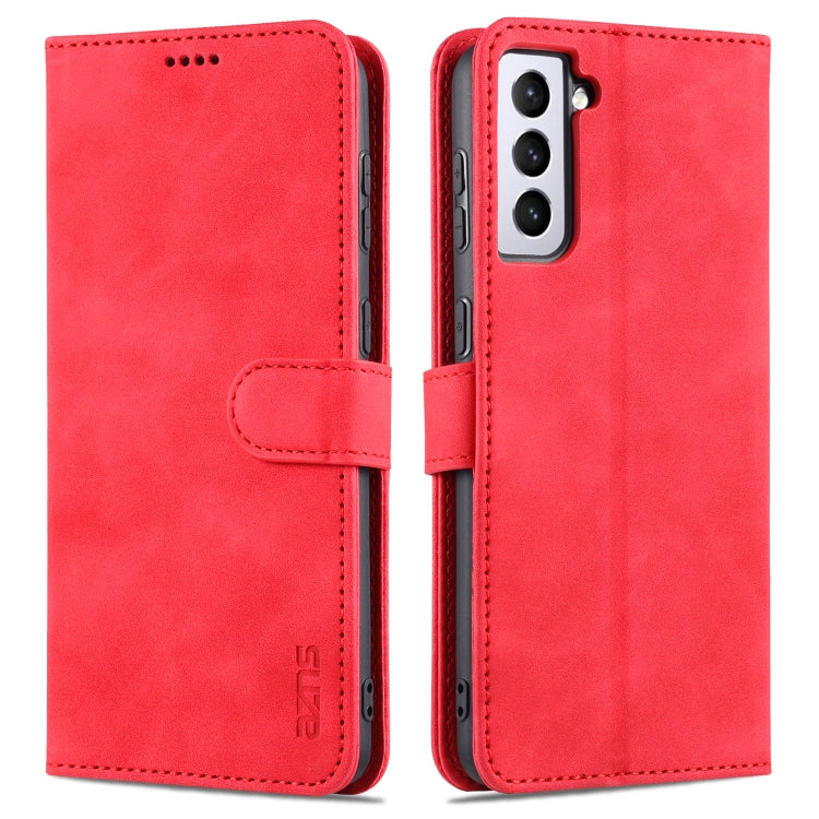 AZNS Skin Feel Calf Texture Horizontal Flip Leather Case with Card Slots & Holder & Wallet, For Samsung Galaxy S21 5G, For Samsung Galaxy S21 FE 5G, For Samsung Galaxy S21 Ultra 5G, For Samsung Galaxy S21+ 5G