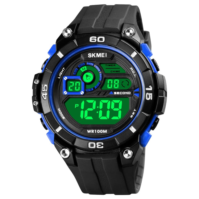 SKMEI 1756 Dual Time Countdown Alarm Clock Men Sports Luminous Electronic Watch