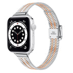 7 41mm / 6 & SE & 5 & 4 40mm / 3 & 2 & 1 38mm / Silver Gold