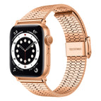 7 45mm / 6 & SE & 5 & 4 44mm / 3 & 2 & 1 42mm / Rose Gold