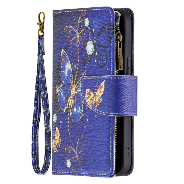 Colored Drawing Pattern Zipper Horizontal Flip Leather Case with Holder & Card Slots & Wallet, For iPhone 13 mini, For iPhone 13, For iPhone 13 Pro