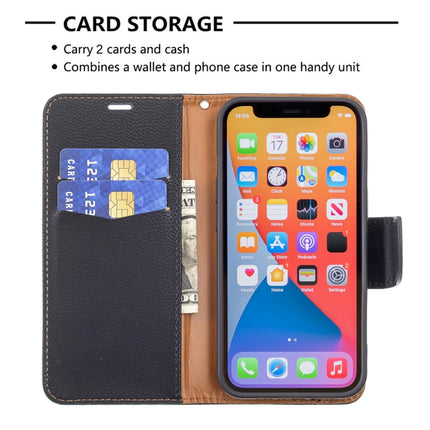 Litchi Texture Pure Color Horizontal Flip Leather Case with Holder & Card Slots & Wallet & Lanyard, For iPhone 13 Pro Max