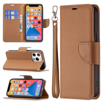 Litchi Texture Pure Color Horizontal Flip Leather Case with Holder & Card Slots & Wallet & Lanyard, For iPhone 13 Pro Max