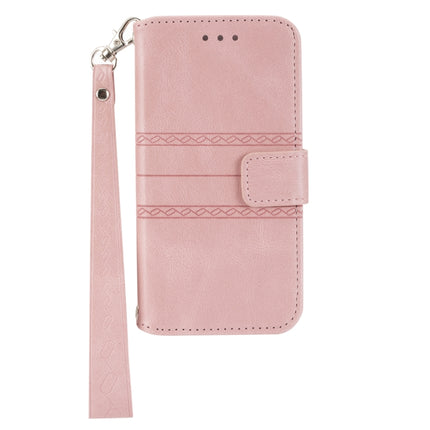 Embossed Striped Magnetic Buckle PU + TPU Horizontal Flip Leather Case with Holder & Card Slot & Wallet & Photo Frame & Sling, For Samsung Galaxy A71, For Samsung Galaxy A12 5G, For Samsung Galaxy A22 4G, For Samsung Galaxy A22 5G