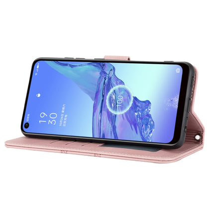Embossed Striped Magnetic Buckle PU + TPU Horizontal Flip Leather Case with Holder & Card Slot & Wallet & Photo Frame & Sling, For Samsung Galaxy A32 4G, For Samsung Galaxy A32 5G, For Samsung Galaxy A42 5G, For Samsung Galaxy A52 5G / 4G