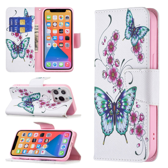 Colored Drawing Pattern Horizontal Flip Leather Case with Holder & Card Slots & Wallet, For iPhone 13 mini, For iPhone 13