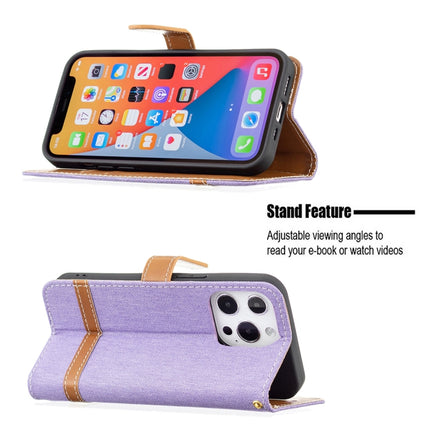 Color Matching Denim Texture Horizontal Flip Leather Case with Holder & Card Slots & Wallet & Lanyard, For iPhone 13 mini, For iPhone 13