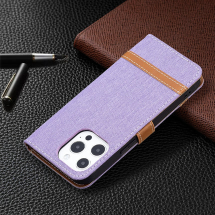 Color Matching Denim Texture Horizontal Flip Leather Case with Holder & Card Slots & Wallet & Lanyard, For iPhone 13 mini, For iPhone 13