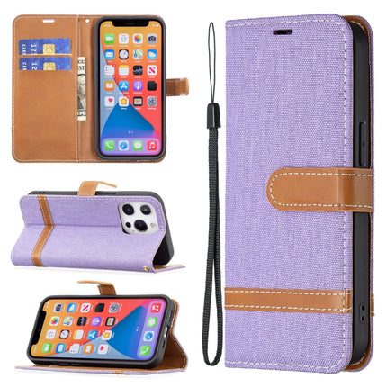 Color Matching Denim Texture Horizontal Flip Leather Case with Holder & Card Slots & Wallet & Lanyard, For iPhone 13 mini, For iPhone 13
