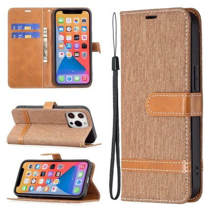 Color Matching Denim Texture Horizontal Flip Leather Case with Holder & Card Slots & Wallet & Lanyard, For iPhone 13 mini, For iPhone 13