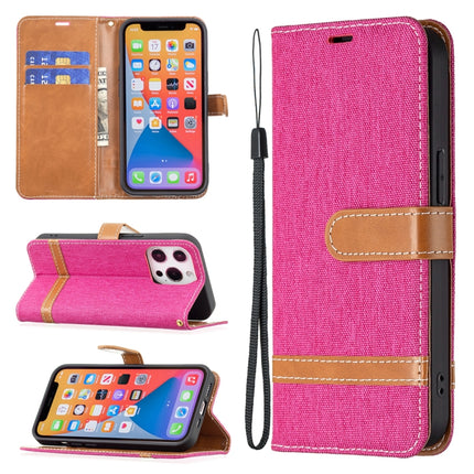 Color Matching Denim Texture Horizontal Flip Leather Case with Holder & Card Slots & Wallet & Lanyard, For iPhone 13 mini, For iPhone 13