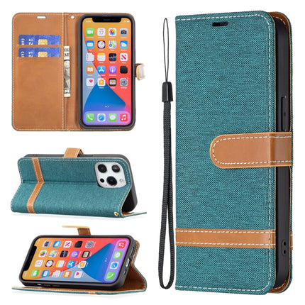 Color Matching Denim Texture Horizontal Flip Leather Case with Holder & Card Slots & Wallet & Lanyard, For iPhone 13 Pro, For iPhone 13 Pro Max
