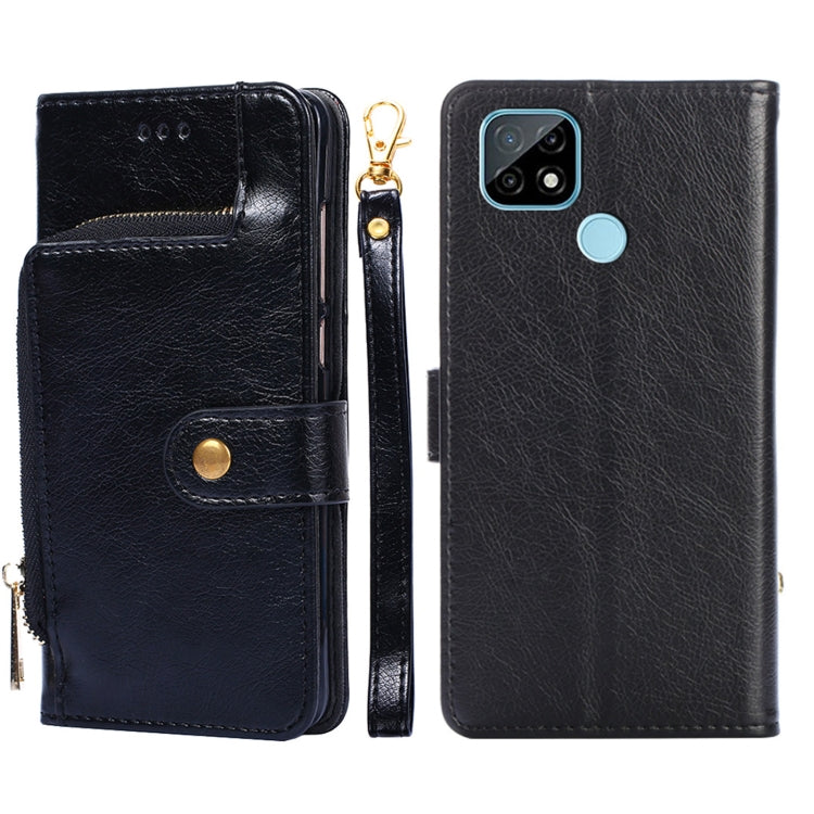 Zipper Bag PU + TPU Horizontal Flip Leather Case with Holder & Card Slot & Wallet & Lanyard, For Realme C21, For Realme 8 / 8 Pro, For Realme C20, For Realme GT 5G, For Realme V11 5G, For Realme V13 5G