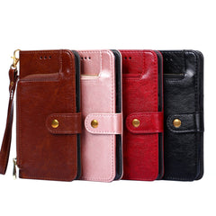 Zipper Bag PU + TPU Horizontal Flip Leather Case with Holder & Card Slot & Wallet & Lanyard, For Realme C21, For Realme 8 / 8 Pro, For Realme C20, For Realme GT 5G, For Realme V11 5G, For Realme V13 5G