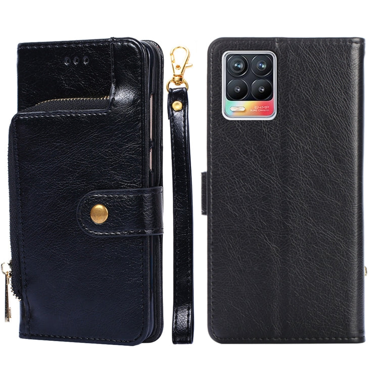 Zipper Bag PU + TPU Horizontal Flip Leather Case with Holder & Card Slot & Wallet & Lanyard, For Realme C21, For Realme 8 / 8 Pro, For Realme C20, For Realme GT 5G, For Realme V11 5G, For Realme V13 5G